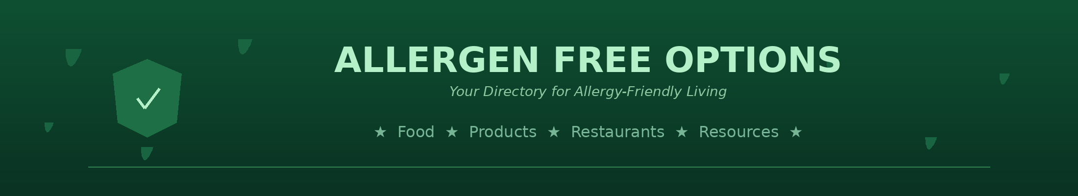Allergen Free Options Directory