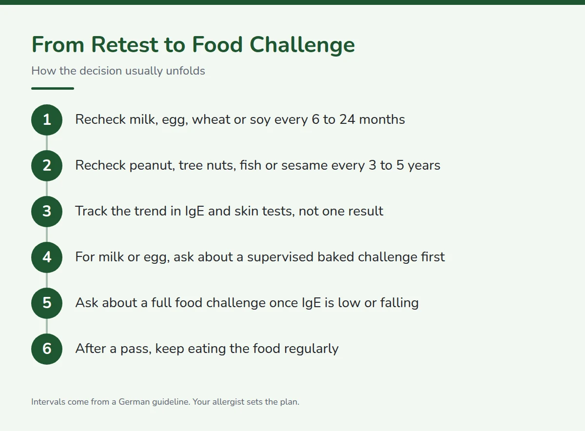 Summary card: From Retest to Food Challenge